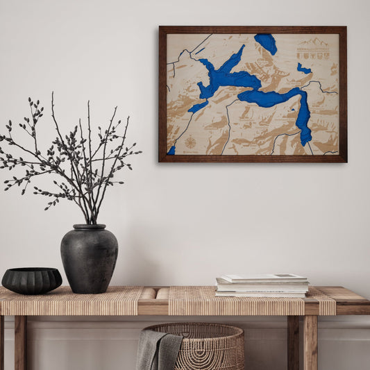 3D Wandkarte Vierwaldstättersee, Wandkarte, Vierwaldstättersee, Deko, Hause, Home, Luzern, Zug, Zentralschweiz, Bild